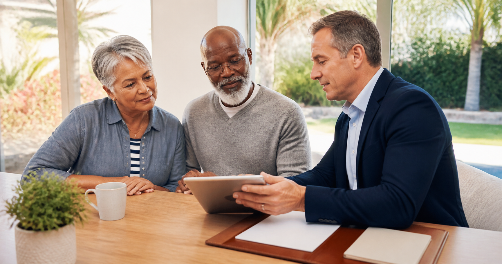 Retirement sequence risk income options reviewed by a retired couple